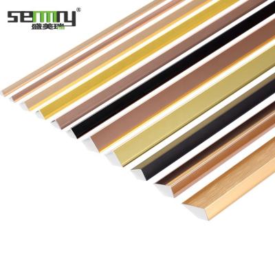 China Free Sample Factory Price Modern Aluminum L Shaped Tile Trim Angle For Wall Corner Edging Trim for sale