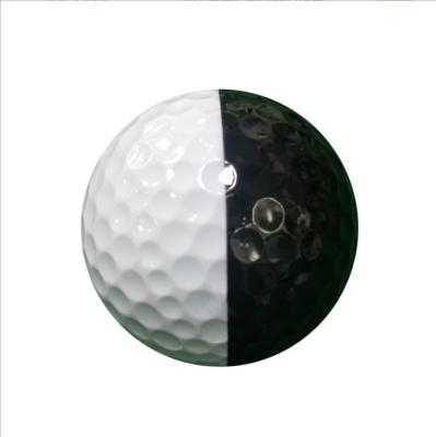 China Customized High Quality Golf Two Color Practice Ball ZG-BSS002 for sale