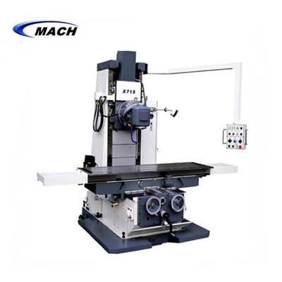 China X715 Machinery Repair Shops Fresadora Bed Type Universal Milling Machine for sale