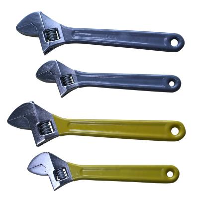 China Competitive Carbon Steel Adjustable Combination Wrench With PVC Handle for sale