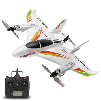 China RC Model XK X450 2.4G 6CH RC Airplane Brushless Fixed Wing Vertical Takeoff With LED Light Rc Gliders Sale for sale