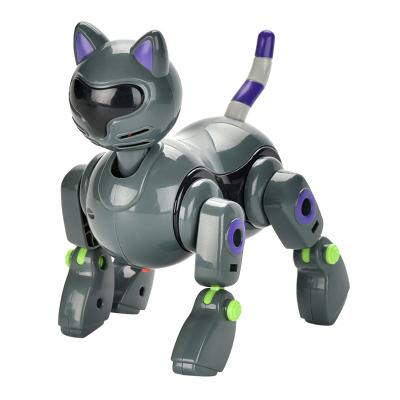 China New Design Plastic Toy Animals Plastic Small Electric Multifunctional Toy Cat, Diy Cat Robot | cat toys for sale