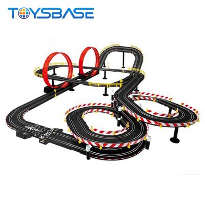 China Toy High Speed ​​Remote Control Slot 360 Degree Double Buckle Miniature Racing Car Racing Track Toy for sale