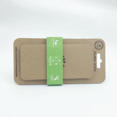 China Recycled Materials Recycled Kraft Paper Gift Box With Hanger For All Size Phone Cases for sale