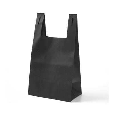 China Black Bottom Reusable Ironing Folding Technology Production Collapsible Shopping Bag With Logo for sale