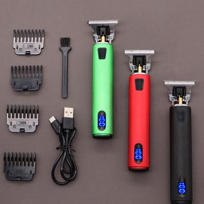 China 2021 Professional USB Hair Trimmer Outdoor Electric Rechargeable Beard Trimmer USB Hair Trimmer Professional Beard Barber Hair Cut for sale