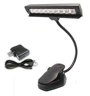 China Detachable 9 LED Orchestra LED Music Stand with Adapter Lamp M264 Light for sale