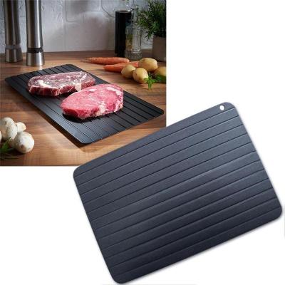 China 1pcs Quick Defrost Tray Fast Thaw Frozen Food Meat Fruit Quick Defrost Dish Board Defrost Tray Thaw Master Kitchen Gadgets L835 for sale