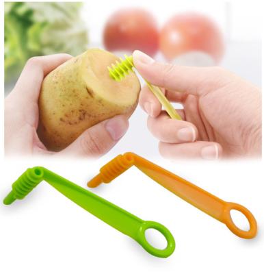 China Spiral Vegetable Potato Spiral Vegetable Carrot Cucumber Slicer Hand Blade Slicer 1PC Knife Kitchen Accessories Factory M309 for sale