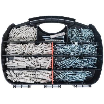 China Plastic Anchor 410pcs Chipboard Plastic Screw Assortment Set for sale