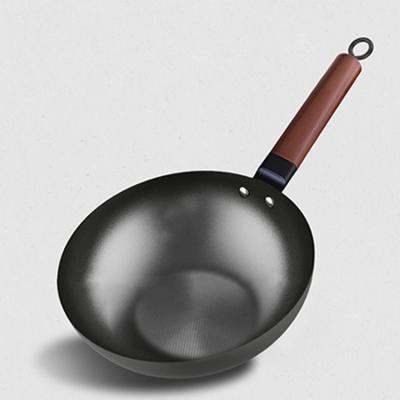 China Good Quality Cast Iron Tableware Viable Hot Sale Aluminum Kitchen Cooking Non Egg Steak Frying Wok Stick for sale