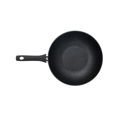 China Low Price Viable Kitchen Cooking Pan And Stainless Steel Woks Wholesale Nonstick Frying Frying Pan Wok Set for sale