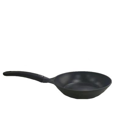 China Iron Bottom Aluminum Alloy Bakelite Handle Gas Use Patented Small Frying Pan and Induction Cooker Sustainable for sale