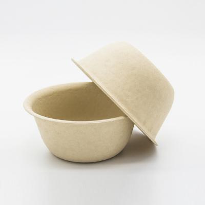 China Popular Disposable Eco Friendly High Temperature Healthy Natural Bamboo Fiber Food Bowl for sale