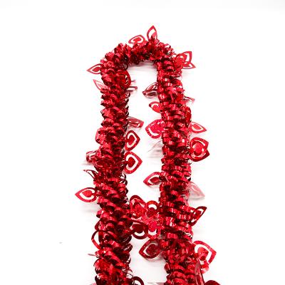 China New Design Durable Braid Garland Valentine's Day Ornaments With Heart Shaped for sale