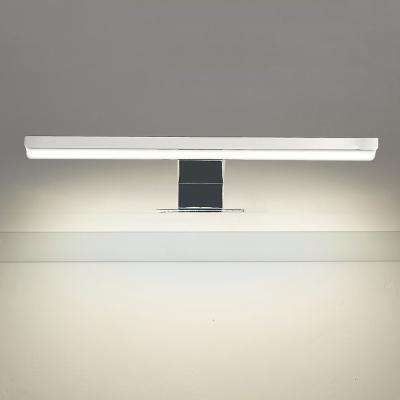 China Modern Hot Sale IP20 Cabinet Lamp Chrome Body LED Mirror Light For Bathroom Mirror Lamp Hotel Lit Aluminum Indoor Cabinet Lights for sale