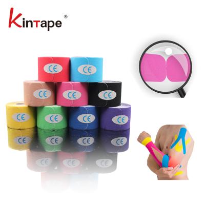 China 97% Spandex Spandex+3%; 97%cotton+3% spandex; 5cmx5m OEM custom I shape and Y shape rayon / cotton kinesiology tape pre cut to be easy to use for sale