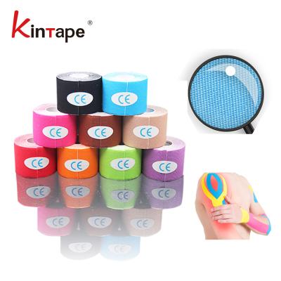 China 97% Rayon+3% Spandex 5cmx5m OEM Custom Pre Cut And Regular Kinesiology Tape Synthetic Rayon Sports Pro Version Pro - Bulk Athletic Tape for sale