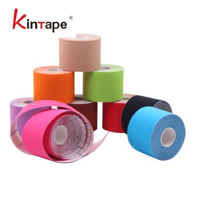 China 97% Rayon+3% Spandex Synthetic Rayon KT Spandex Kintesiology Tape Private Label For Face Tape Cross Japanese for sale