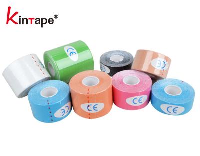 China 97% cotton+3% spandex CE/ISO certificated medical acrylic kinesiology adhesive tape 5cm*5m for sale