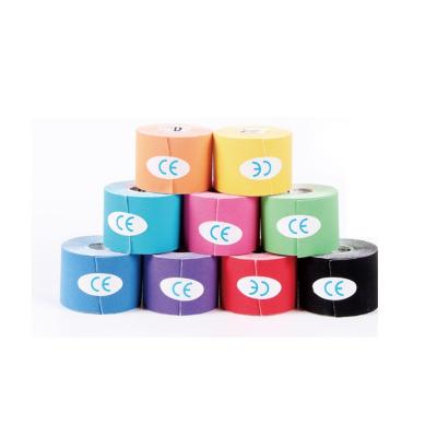 China Orthotic Rehabilitation Products / Physiotherapy Physiotherapy Tape 11colors 160%-180% Elasticity And 5cm x 5m Welcome To Customize Printed Logo Or Club Box Design for sale