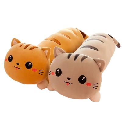 China Lovely Gift Manufacturers Value Wholesale Plush Pillow Children's Long Stuffed Cat Plush Toys For Children for sale