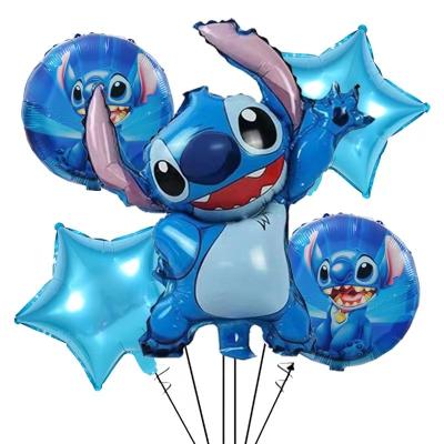 China Party Decoration Animal Star Baby Dot Cartoon Balloon Party Decoration Set Happy Birthday Foil Balloons for sale