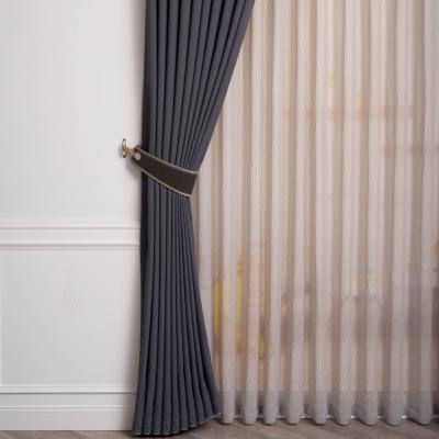 China Latest Blackout Designs Luxury Super Soft Fabric Curtains For Living Room Textile Blackout Classic Curtain for sale