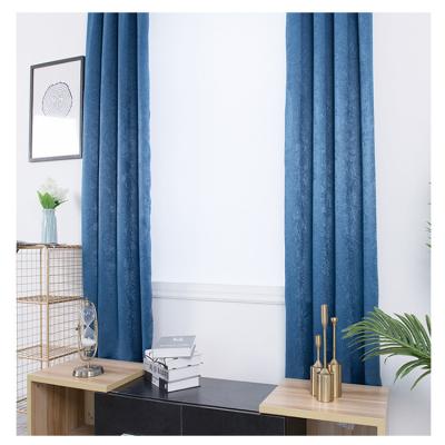 China China Dyed Fabric Made Wall Window Curtains 85% Shading Ratio For Living Room Ready Made for sale