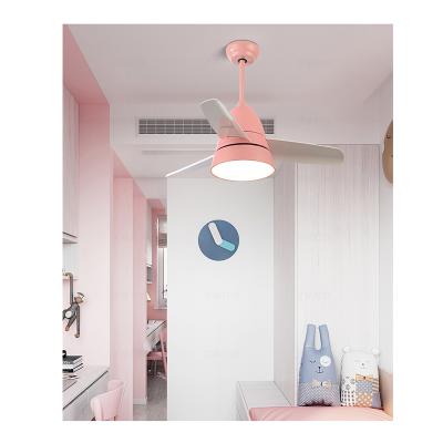 China Modern childlike European modern maralon color LED ceiling fan lamp for sale