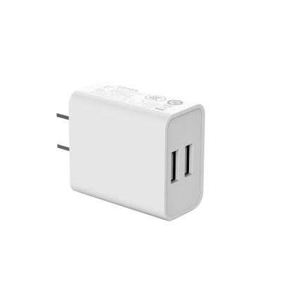 China Fast Mobile Phone Charger NULIKE 2.4A 2USB Charger US Plug Mobile Phone Wall Charger For Home Charger for sale