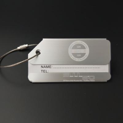 China Cheap Travel Luggage Tag Baggage ID Card Holder Goods Customized Aluminum Tags for sale