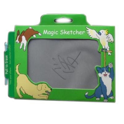 China Custom Magic Cartoon Drawing Writing Sketcher Board Paper With Pen For Kids for sale