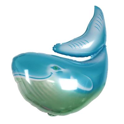 China Promotional Toy Custom Shark Shape Design Inflatable Mylar Foil Balloons for sale