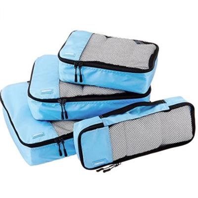 China Travel Organizer Packing Cubes Set Travel Shoe Bag Polyester Oxford Zipper Pure Nylon Eco-friendly for sale