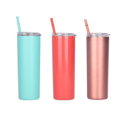 China 2022 Best Viable Wholesale Creative Drinking Products 20oz Double Wall Stainless Steel Water Cup Tumbler Customized With Flat Lid for sale