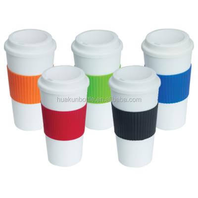 China Idea Viable Product Thermos Plastic Travel Coffee Mugs With Lid 16oz China Wholesale Suppliers for sale