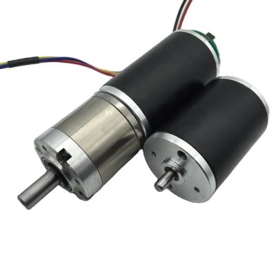 China 38mm Sintered NdFeB Permanent Magnet Micro Brushed DC Motor 12vdc 24vdc for sale