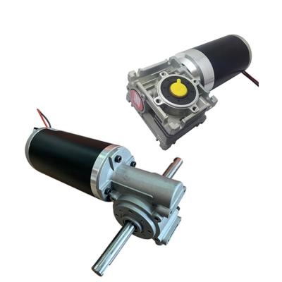 China Automatic Dc Door Opener Motor 12v 24v with Worm Planetary Gearbox for Door Gates Automation Opening Lifting and Sliding for sale