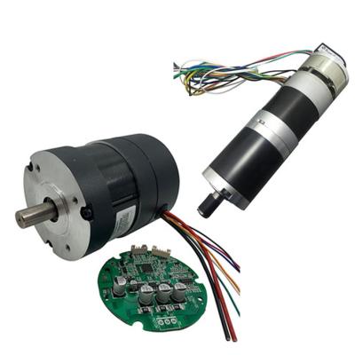 China High Torque 12v 24v 36v 48v Micro Pm Electric Dc Brushed Brushless Motor Specification Data Sheet China Factory for sale