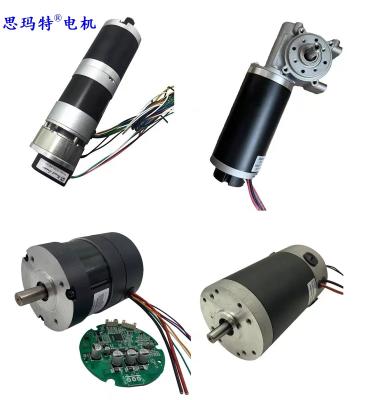 China Smart Automation High Quality Brushed Brushless DC Motor / DC Engines 12v 24v 36v 48v for sale