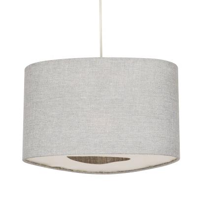 China Contemporary Nordic modern minimalist fabric chandelier triangle floor table hanging seiling lampshade for sale