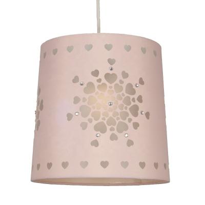 China Contemporary decorative laser cut cylinder hollow cover desk table floor ceiling lampshade home decor for sale