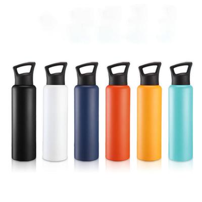 China New Arrival 304 Outdoor Sports Water Bottle Stainless Steel Viable Insulated Thermos Vacuum Flasks With Handle for sale