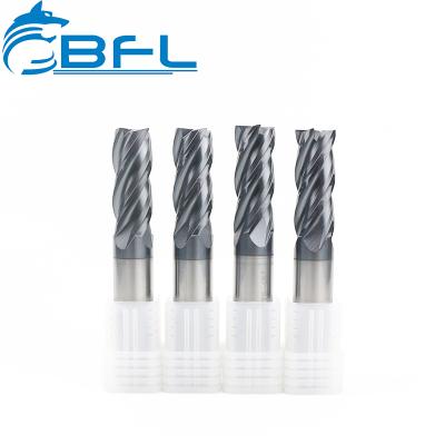 China BFL Solid Carbide CNC Square End Mill Tungsten Milling Cutter Inch Size Place Model Coating Length Standard Diameter for sale