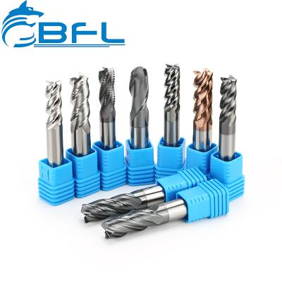 China General / BFL 4 Flute Tungsten Carbide High Speed ​​Endmills Endmill Flat Solid Carbide End Mill CNC Cut Bit for sale