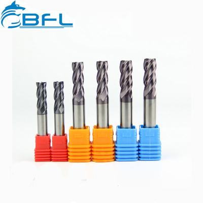 China Hot Sale Tungsten Carbide BFL Carbide Tool 4 Flute Square End Mills for sale