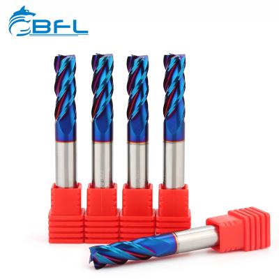 China Solid Carbide BFL Endmill Carbide Flat With 4 Flute CNC Carbide Tool for sale