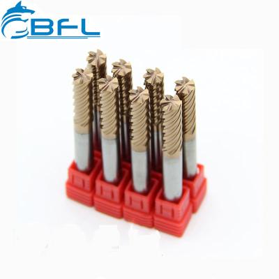 China High Quality High Speed ​​Cutting BFL Carbide Endmill CNC Router Solid Bit With 6 Flute for sale