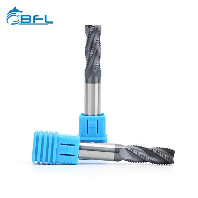 China Flat Carbide BFL 4 Carbide Milling Cutters Flute Roughing Cutter CNC Router Bits OEM for sale